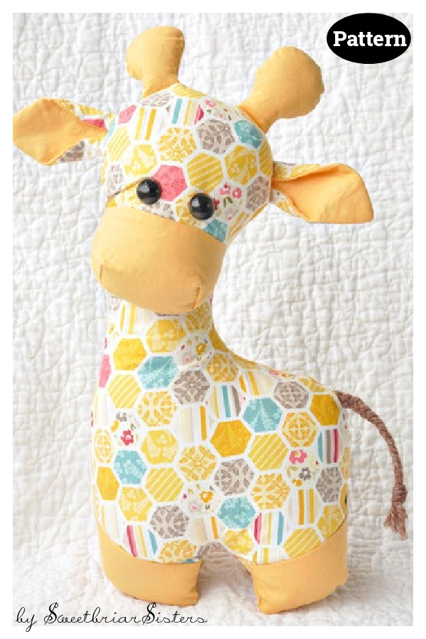 Gerald the Giraffe Sewing Pattern