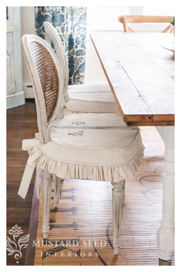 Dining Chair Slipcovers Free Sewing Pattern