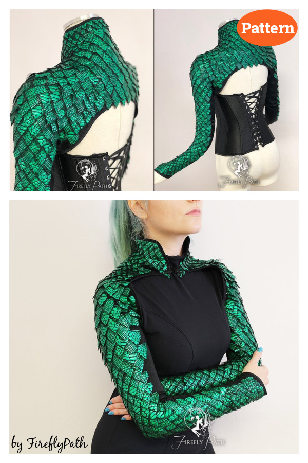 Dragon Scale Bolero Sewing Pattern 