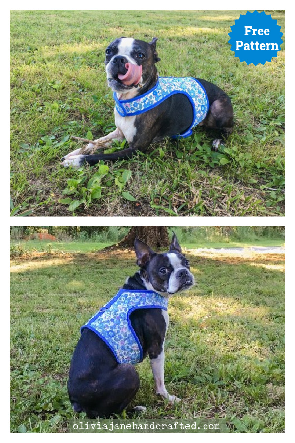 Dog Harness Free Sewing Pattern 