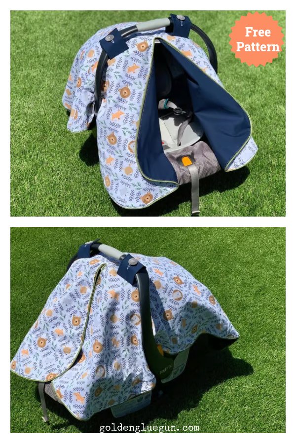 Car Seat Canopy Free Sewing Pattern 
