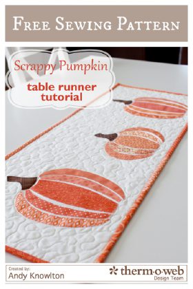 Scrappy Pumpkin Table Runner Free Sewing Pattern