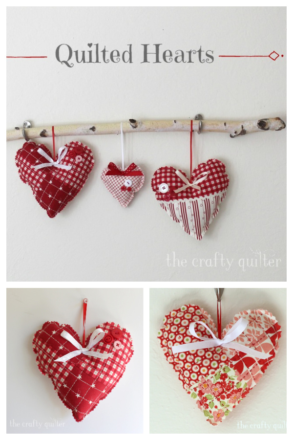 Quilted Heart Free Sewing Pattern