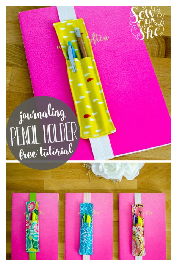 Pen Holder Bookmark Free Sewing Pattern 