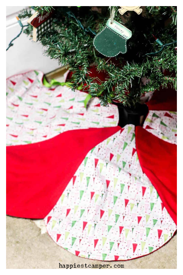 Christmas Tree Skirt Free Sewing Pattern