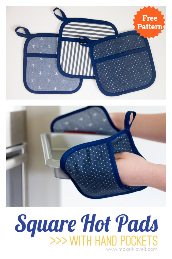 Square Hot Pads Free Sewing Pattern