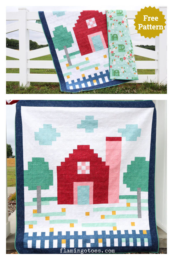 Sweet Farm Quilt Free Sewing Pattern