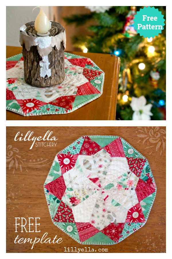 EPP Table Topper Free Sewing Pattern 