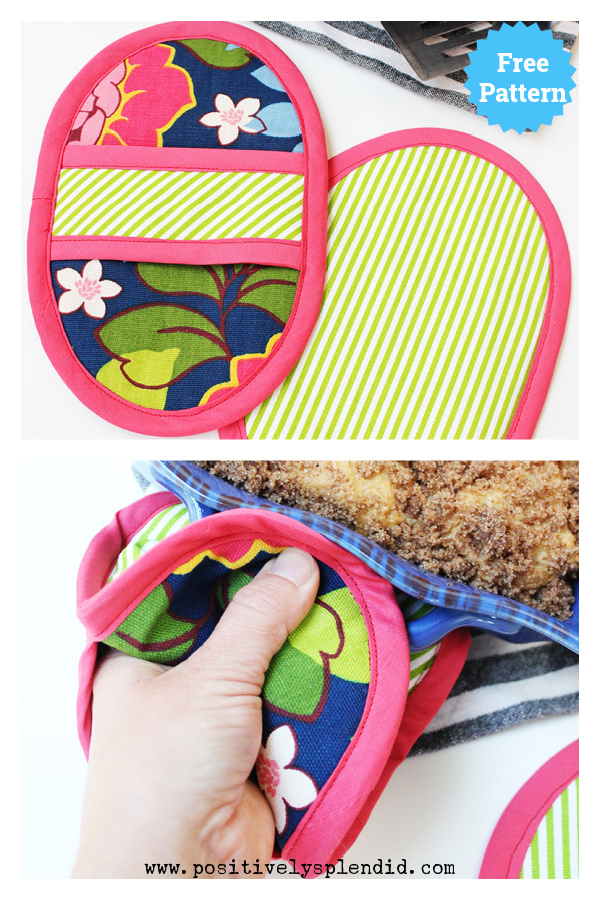 Homemade Potholder Free Sewing Pattern 