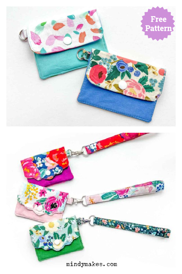 Simple Wallet Free Sewing Pattern