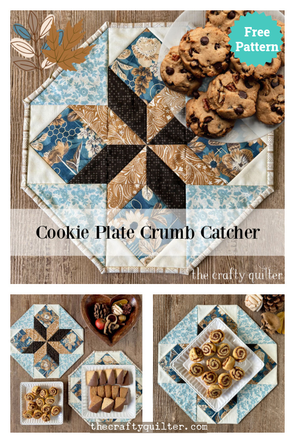Cookie Plate Crumb Catcher Free Sewing Pattern