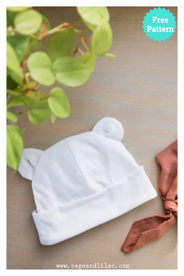 Baby Bear Hat Free Sewing Pattern