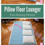 Pillow Floor Lounger Free Sewing Pattern