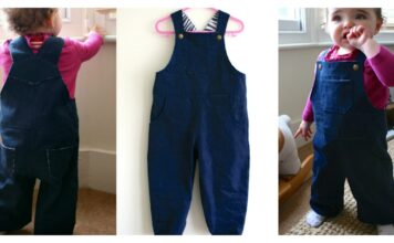 Baby Dungarees Free Sewing Pattern