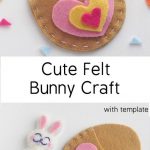 DIY Cute Felt Bunny Craft with Template