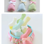 Easy Felt Easter Bunnies Free Sewing Pattern and Template