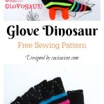 Glove Dinosaur Free Sewing Pattern