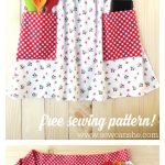 Modern Pocket Apron Free Sewing Pattern