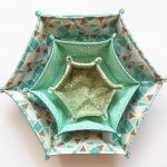 Hexagon Fabric Tray Free Sewing Pattern