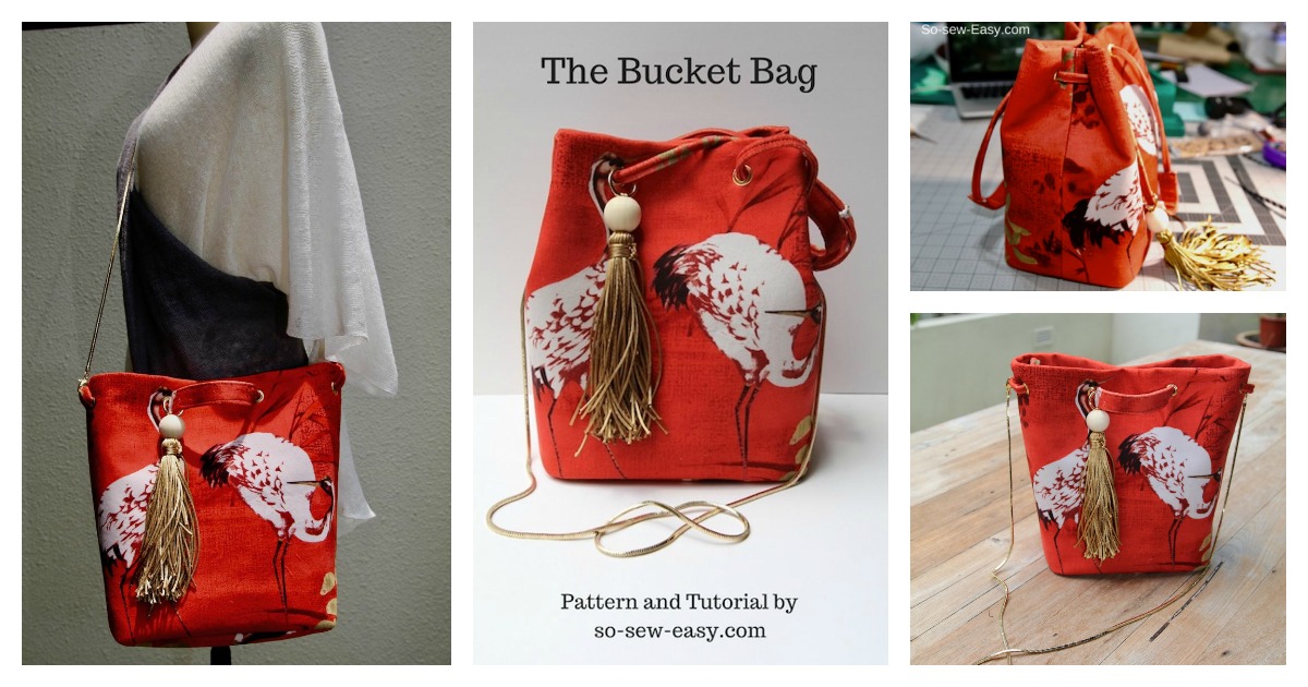 Bucket bag best sale sewing pattern free