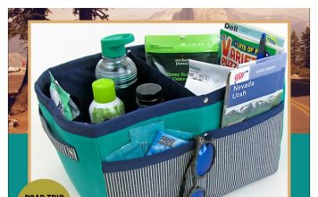 Divided and Structured Fabric Basket Free Sewing Pattern