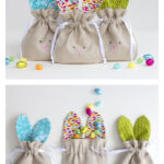 Drawstring Bunny Bags Free Sewing Pattern