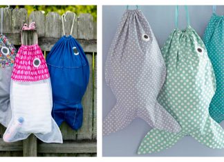 Fish Laundry Bag Free Sewing Pattern
