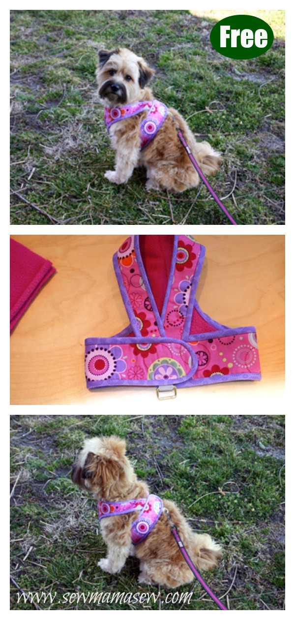Kimono Dog Harness Free Sewing Pattern