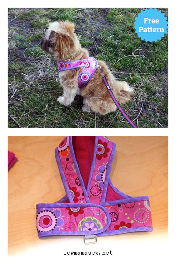 Kimono Dog Harness Free Sewing Pattern
