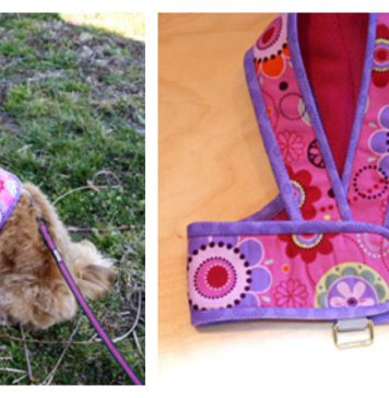 Kimono Dog Harness Free Sewing Pattern