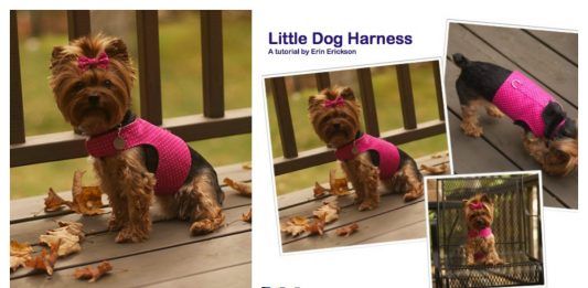 Little Dog Harness Free Sewing Pattern