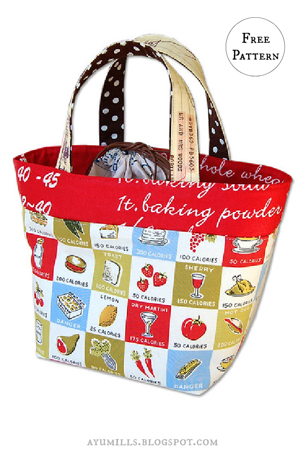 Lunch Bag Free Sewing Pattern