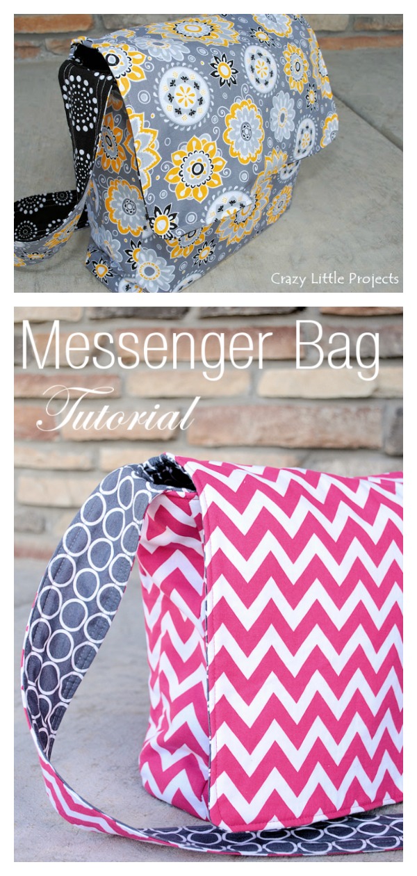 Messenger Bag Free Sewing Pattern 