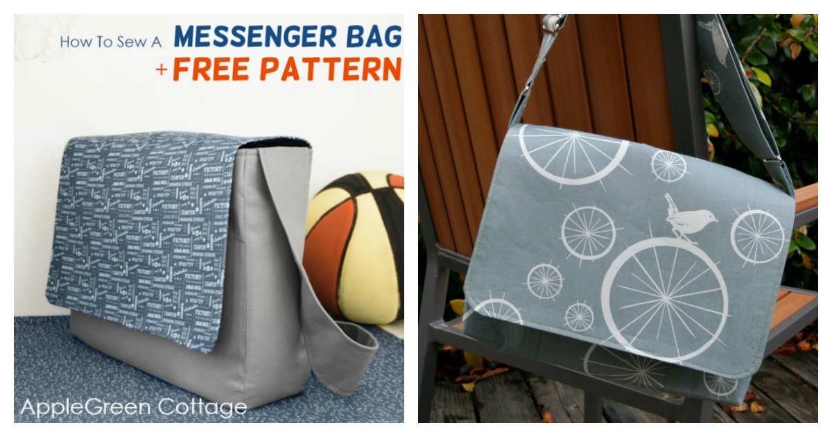 Messenger Bag Free Sewing Pattern