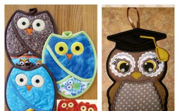 Owl Pot Holders Sewing Pattern