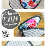 Patchwork Potholder with Pockets Free Sewing Pattern