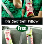 Seatbelt Pillow Free Sewing Pattern