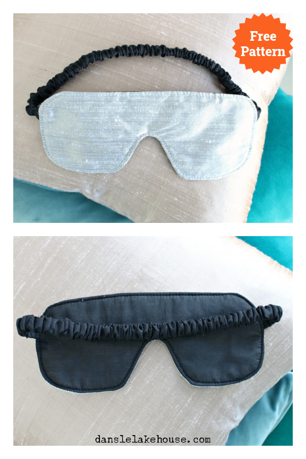 Sleep Mask Free Sewing Pattern 