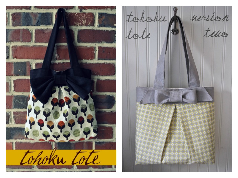 The Tohoku Tote Bag Free Sewing Pattern and Template