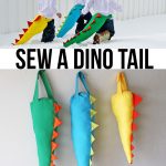 DIY Dino Tail Free Sewing Pattern