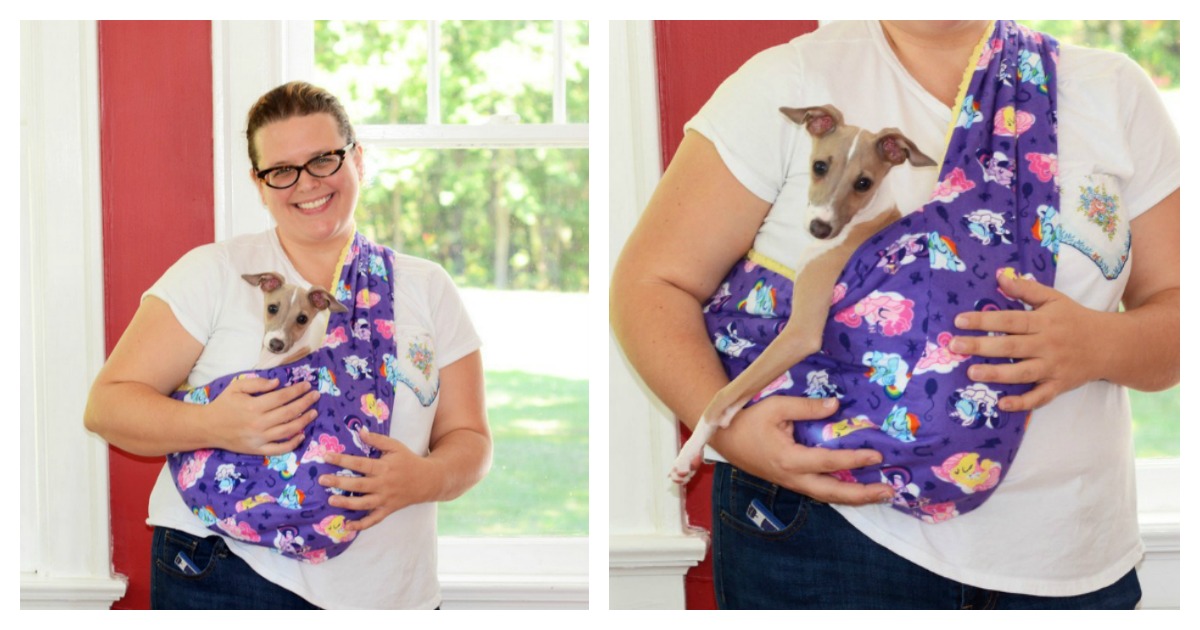 Dog Sling Carrier Free Sewing Pattern