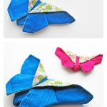 Fabric Origami Butterfly Free Sewing Pattern