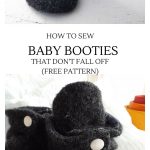 How to Sew Zutano Style Baby Booties Free Pattern