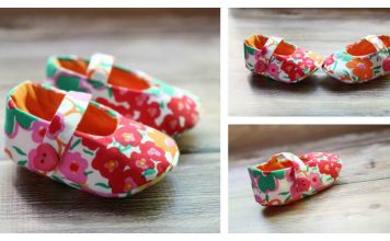 Mary Jane Baby Shoes Free Sewing Pattern
