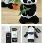 Sock Panda Softie Free Sewing Pattern