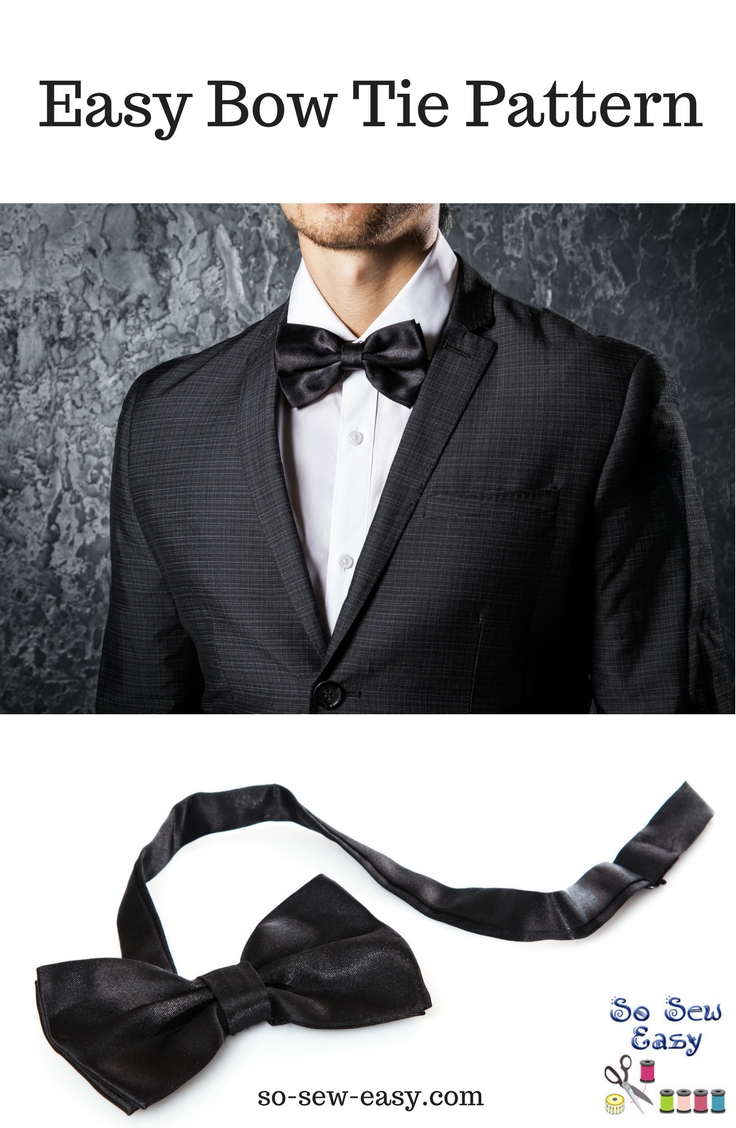 Bow Tie Free Sewing Pattern 