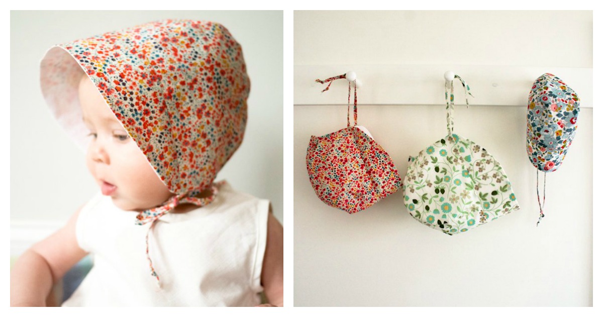 Free baby sun hot sale hat sewing pattern