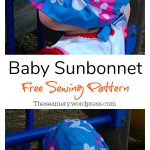 Baby Sunbonnet Free Sewing Pattern