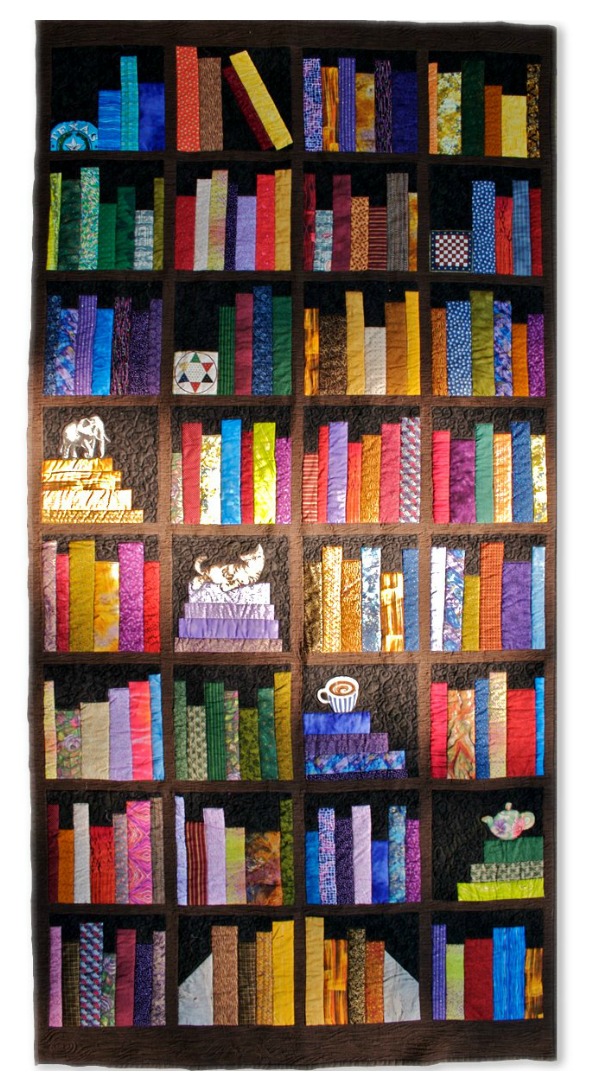 Bookcase Quilt Free Sewing Pattern, Bookcase Quilt Pattern Tutorial