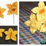 Fabric Daffodils Free Sewing Pattern